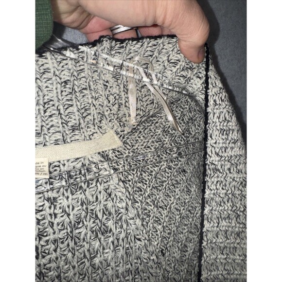 Rd Style Woman's Cardigan Sweater Gray Open Front Long Drape Size Medium VTG - Picture 5 of 7